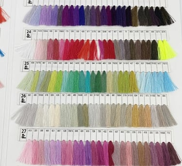 POLYESTER THREADS SHADE CARD IN INDIA THREAD SPUN THREADS INDIA THREAD INDIA