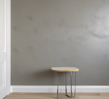 a small table with a small table and a chair