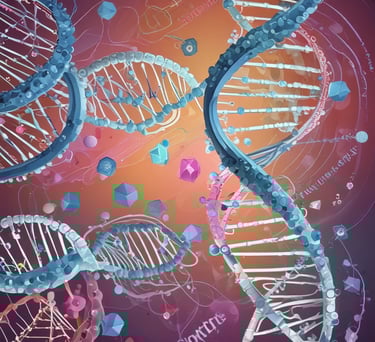 A visual of collaborative research in a tech environment.