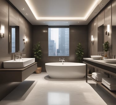 low-angle photography of blue glass walled building during daytime