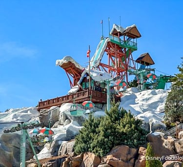 blizzard beach parque acuatico en walt disney world temático de una estación de ski