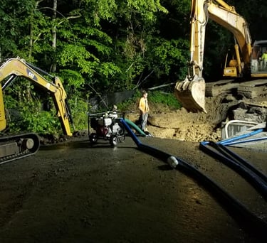 digging, excavation company, site prep, residential excavation