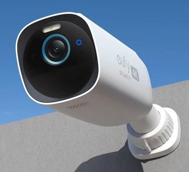 C'amara de seguridad instalada en un comercio en Tijuana