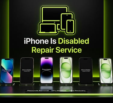 iPhone is Disabled Your Local Cell Phone Repair Madison, TN 2021 Gallatin Pike N #108