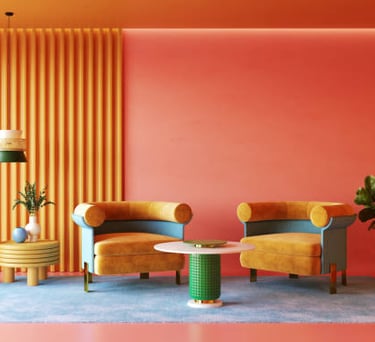 Pintura de interiores para habitación infantil con pintura ecológica en Bilbao