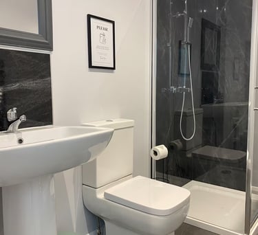 large shower room