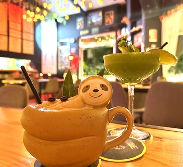 sloth drink, bars manuel antonio national park