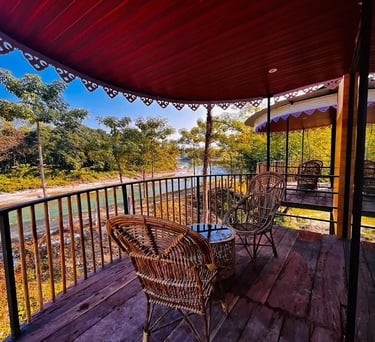 a bedroom with a bed and a ceiling fan