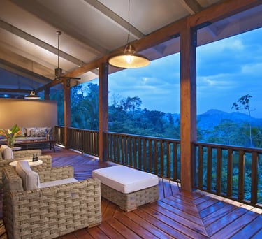  Copal Tree Lodge. 100% off-grid solar power, organic farm-to-table cuisine