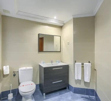 cuarto-de-baño--hotel castilla fuenlabrada