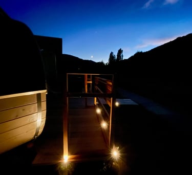gîte avec sauna nuit