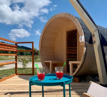 douche sauna gite à sigoyer