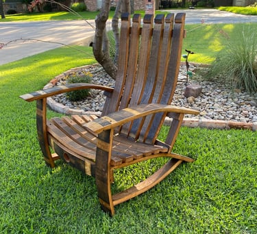 tequila barrel chair