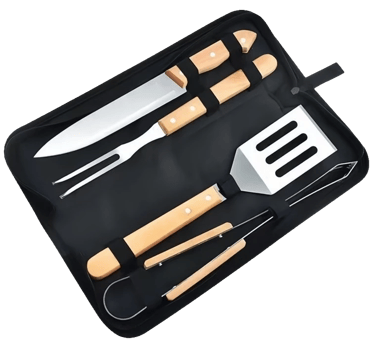 Kits de Churrasco de Aço Inox Premium