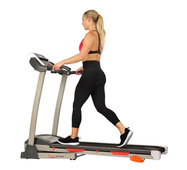 running on treadmill
