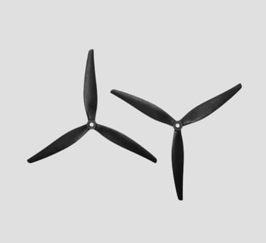 8 inch Propeleriai