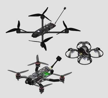 FPV Dronai, Dronas, TinyWhoop, Micro, Long, Range, Heavy, Lift, Freestyle
