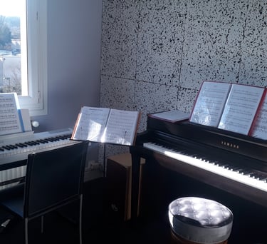 Studio coté piano