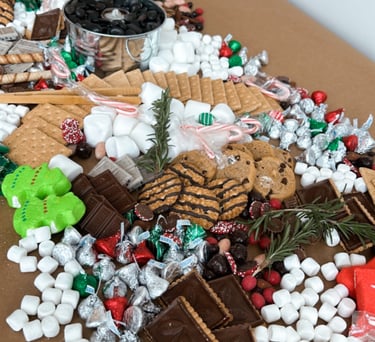 Christmas Snacks and Treats Charcuterie