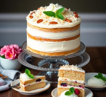 Italian cream cake