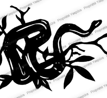 Gravure serpent