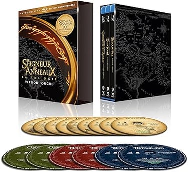 l'intégrale du seigneur des anneaux en dvd version longue