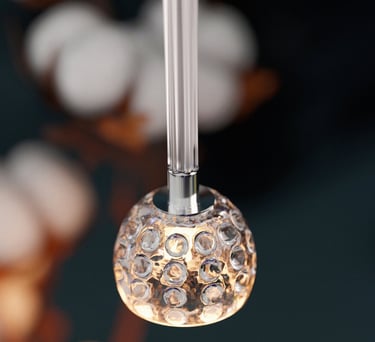 Suspension contemporaine visualisation 3D réaliste pour intérieur morderne