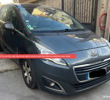 Voiture d’occasion Peugeot grise à vendre – Estimation rapide et garanties ExelAutos Vincennes