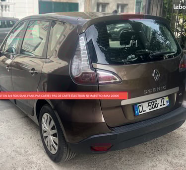 Voiture d’occasion Renault Scénic marron – vente véhicule occasion sans frais cachés ExelAutos Vince