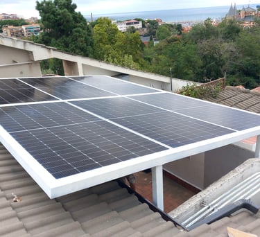 Fabricación de estructuras para placas solares