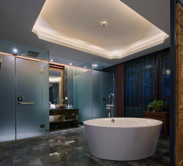 The Yangshuo Li River Resort Family rooms are great to relax after a fun filled day