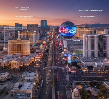 a cityscape of a city with a large screen tv