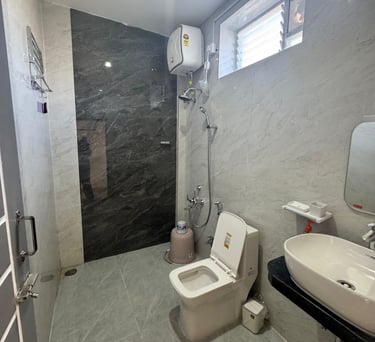 Spacious Family Room Restroom