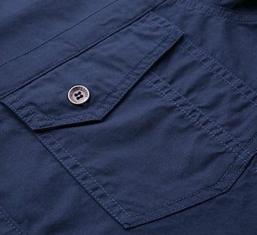 seragam kerja dengan jahitan rapi