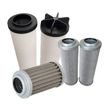 element filter dryer and element filter  oil pleated