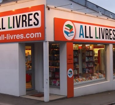 Devanture de la librairie All-Livres