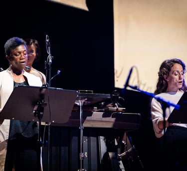 Maria Eichler mezzosoprano vocalist Klarafestival Brussel Flagey Just David Lang Claron McFadden 