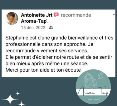 témoignage, avis EFT libération des émotions