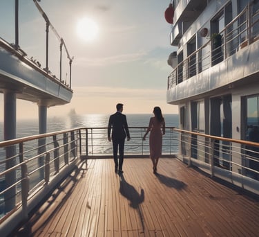 Stylish resort lobby with open-air design, tropical plants, and inviting seating areas.