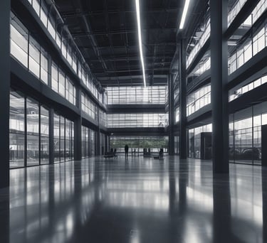 gray concrete wall inside building