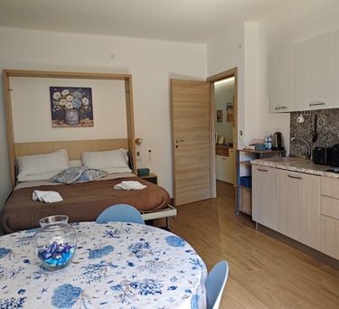 Soggiorno con cucina