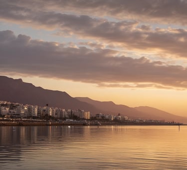 Hotel exterior showing modern architecture under a clear blue sky in Agadir.