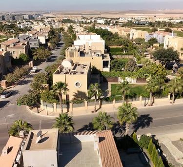 Allegria standalone villas aerial photo