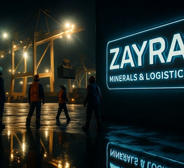 a group of people walking around a large sign