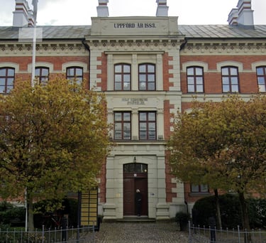 Fasaden på Föreningsgatan 26, där terapimottagningen ligger.