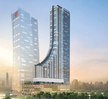 Khaya Residences Bangsar Facade next to TNB