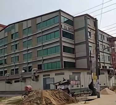 Fiza & Co. headquarters building – main office of the trusted food brand in Bangladesh, showcasing t
