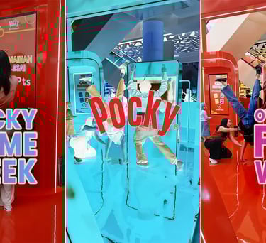 Pocky motion sensor game for brand activation booth