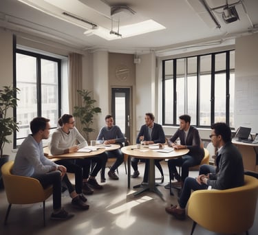 low-angle photography of blue glass walled building during daytime