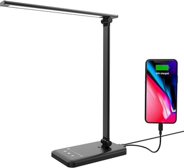 a black phone phone with a charging dock and a charging dock